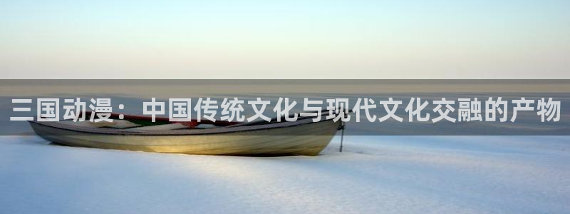 age动漫正版网：三国动漫：中国传统文化与现代文化交融的产物