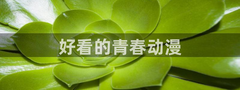 age动漫网：好看的青春动漫